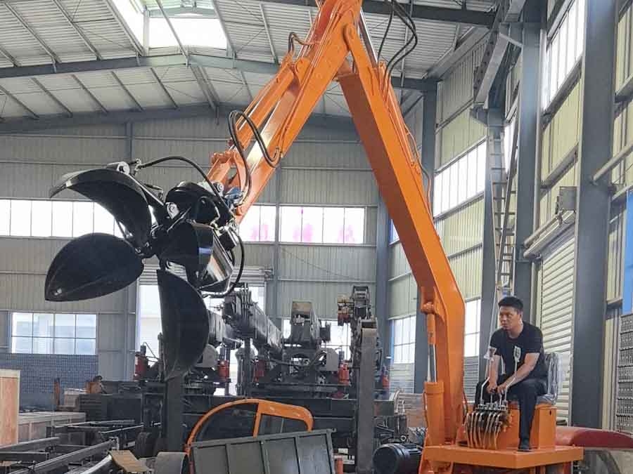 挖抓船吊固定吊車(chē)載吊總成