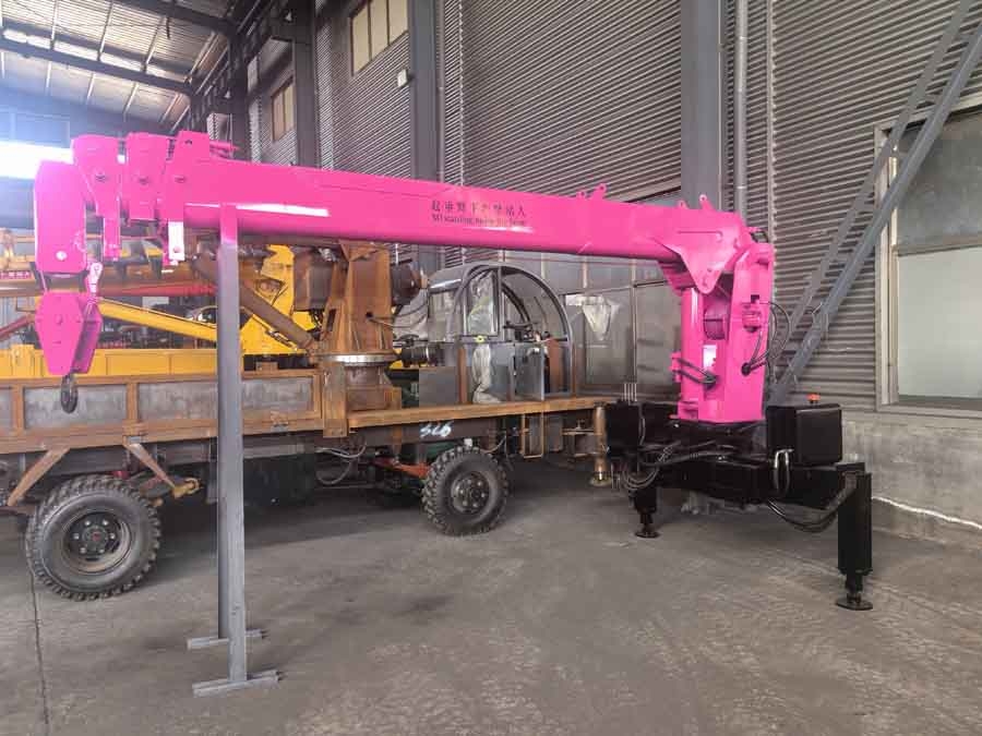 挖抓船吊固定吊車(chē)載吊總成