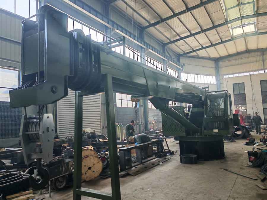 挖抓船吊固定吊車(chē)載吊總成